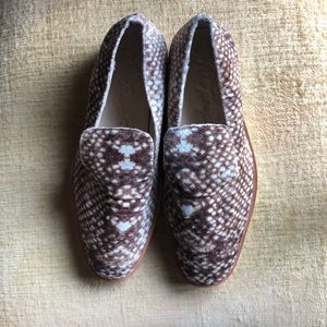 Free People snake loafers